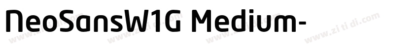 NeoSansW1G Medium字体转换
